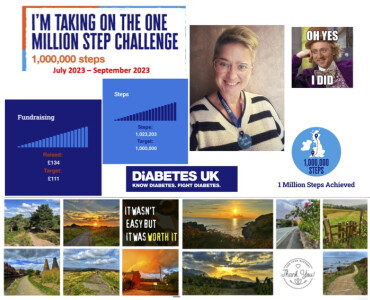 Anna Gawel: I stepped up over the last three months for Diabetes UK